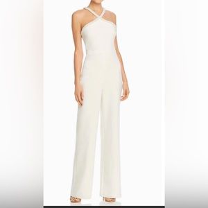 Likely White Pearl Bridal Jumpsuit for Bachelorette